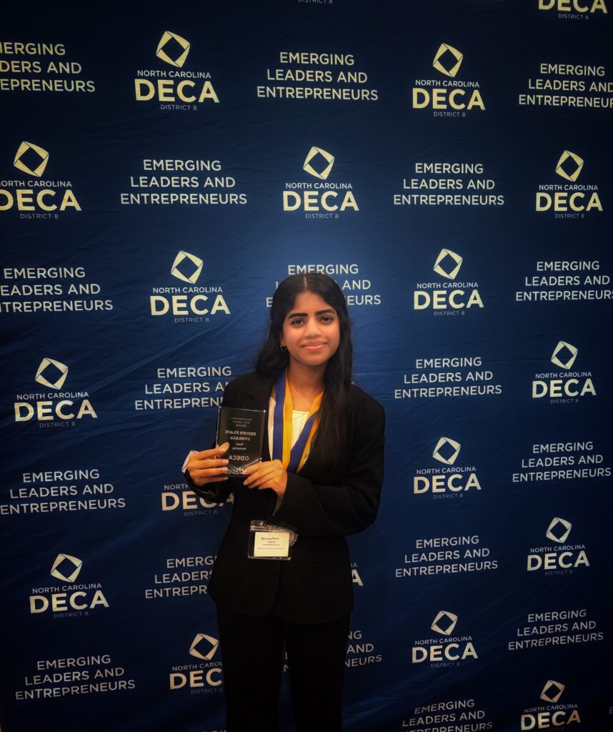 Anvitha at a DECA competition