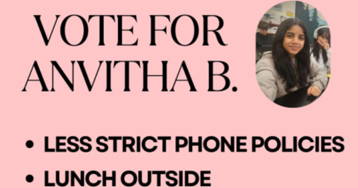 Anvitha as Student Government Vice President