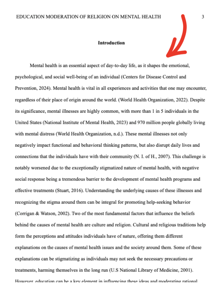 Screenshot related to Anvitha's research paper