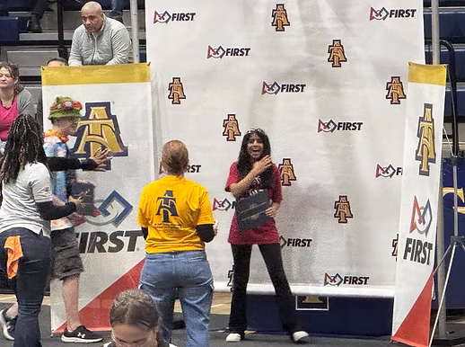 Anvitha winning Dean's List Finalist
